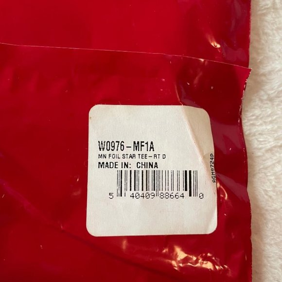 American Girl W076-MF1A 2016 Red Doll Tee Shirt Retired MALL OF AMERICA New - Picture 7 of 8